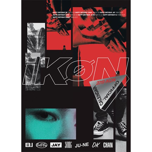 아이콘 (iKON) - 2019 OFFICIAL CALENDAR (2019 시즌그리팅)