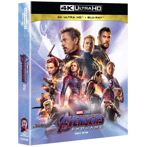 어벤져스 : 엔드게임 (AVENGERS : ENDGAME) 2D Blu-ray + 4K UHD STEELBOOK COMBO [3 DISC]