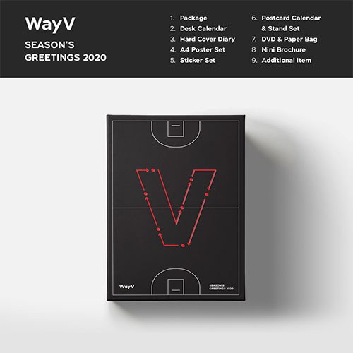 [특전] 웨이션브이 (WayV) - 2020 시즌 그리팅 (2020 WayV SEASON'S GREETINGS)