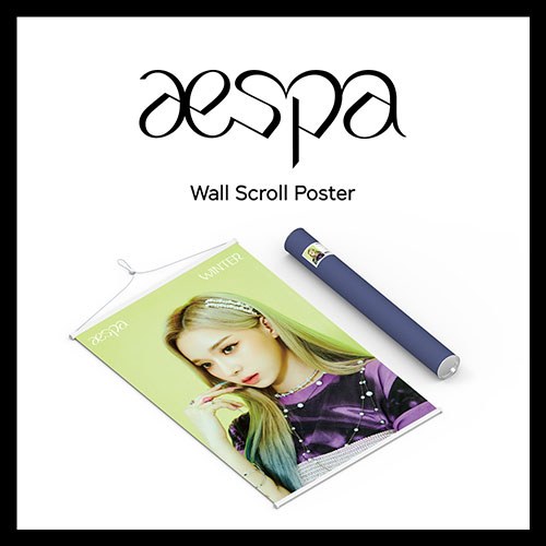 aespa - Wall Scroll Poster (윈터 ver) [주문제작 한정판]