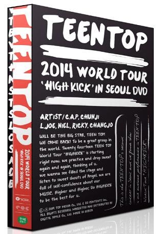 [리퍼브] 틴탑(Teen Top) - TEENTOP 2014 WORLD TOUR “HIGH KICK” IN SEOUL DVD