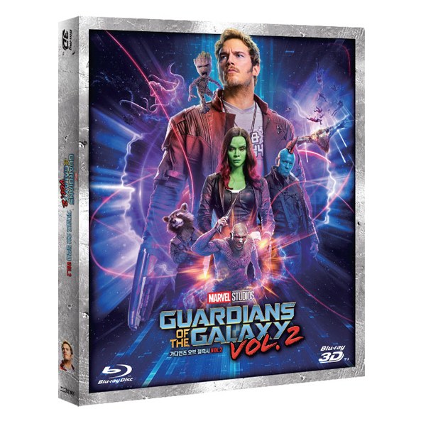 가디언즈 오브 갤럭시 Vol. 2 (Guardians of the Galaxy Vol.2) 2D+3D 블루레이