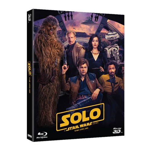 한 솔로: 스타워즈 스토리 (Solo: A Star Wars Story, 2018) 2D+3D 콤보 Blu-ray [3 DISC]