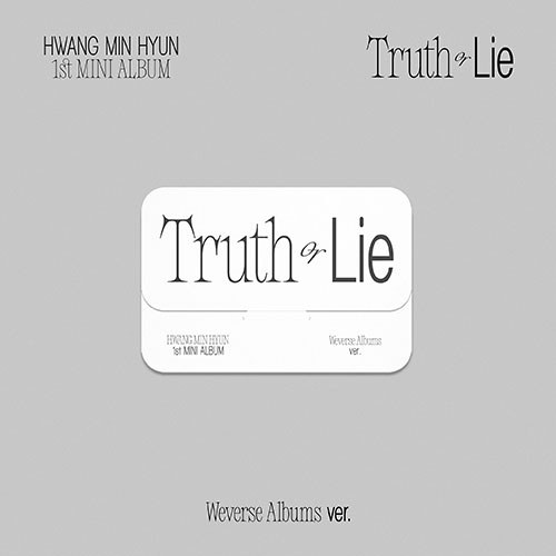 황민현 (HWANG MIN HYUN) - 1st MINI ALBUM [Truth or Lie] (Weverse Albums ver.)