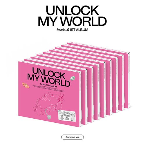 [세트/앨범9종]  프로미스나인 (fromis_9) - 1st Album [Unlock My World] (Compact ver.)