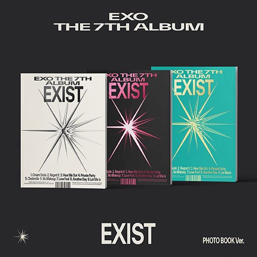 [세트/앨범3종] 엑소(EXO) - 정규7집 [EXIST] (Photo Book Ver.)
