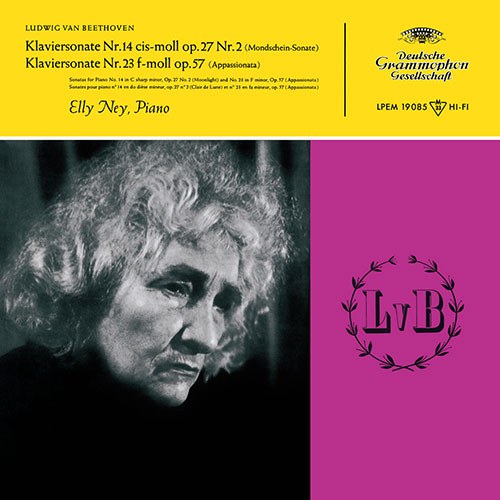 ELLY NEY (엘리 나이) - Beethoven : Piano Sonatas (2 Records Set/ LP)