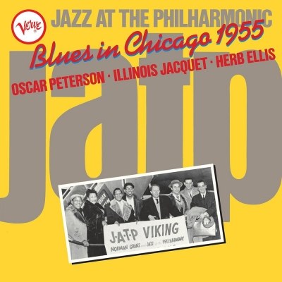 Oscar Peterson / Illinois Jacquet/ Herb Ellis (오스카 피터슨/일리노이 자켓/허브 엘리스) - Jazz At The Philharmonic: Blues In Chicago 1955 (LP)