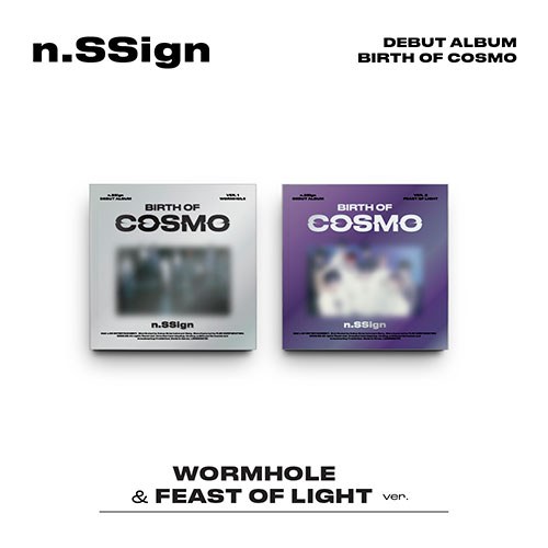 [세트/앨범2종] n.SSign (엔싸인) - DEBUT ALBUM [BIRTH OF COSMO] (WORMHOLE / FEAST OF LIGHT Ver.)