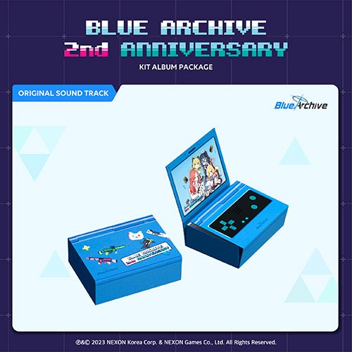 블루 아카이브 2주년 기념OST (KIT) (BLUE ARCHIVE 2nd ANNIVERSARY OST - KIT ALBUM PACKAGE)