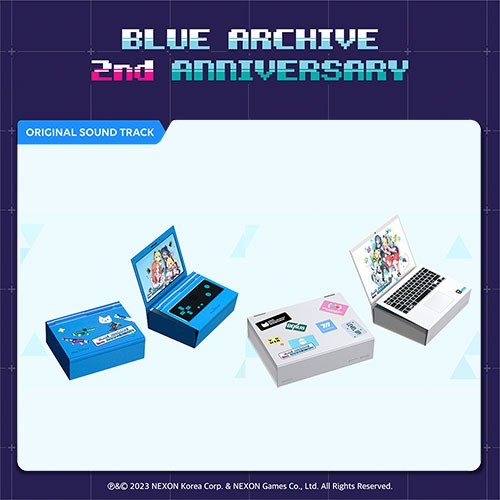 [세트/앨범2종] 블루 아카이브 2주년 기념OST (KIT+2CD) (BLUE ARCHIVE 2nd ANNIVERSARY OST KIT+CD ALBUM PACKAGE)