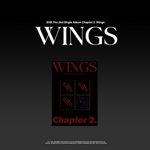 비엑스비 (BXB) - THE 2nd SINGLE ALBUM [Chapter 2. Wings] (NIGHT VER.)