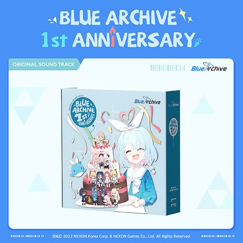 블루 아카이브 1주년 기념 (BLUE ARCHIVE 1ST ANNIVERSARY) OST (2CD)