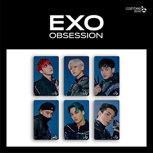 [EXO ver. 6종세트] 엑소(EXO) - 캐시비 교통카드 
