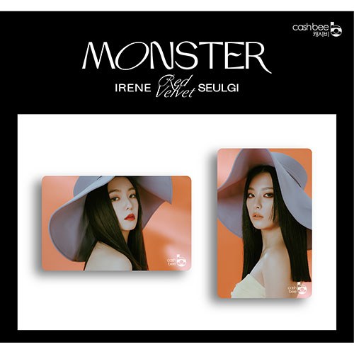[2종세트] 레드벨벳-아이린&슬기 (Red Velvet - IRENE & SEULGI) - Monster 캐시비 교통카드