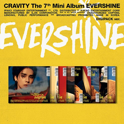 [세트/앨범9종] CRAVITY (크래비티) - The 7th Mini Album [EVERSHINE] (DIGIPACK ver.)