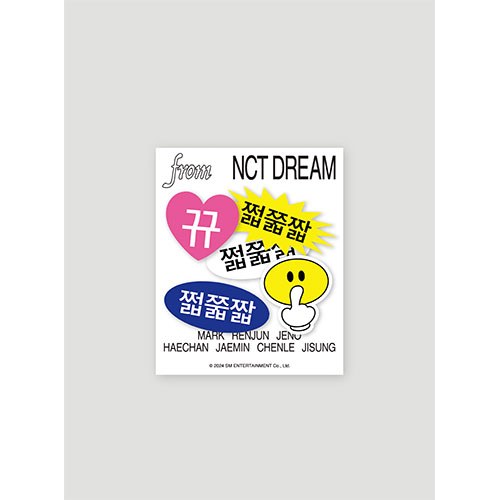 NCT DREAM (엔시티 드림) - 미니5집 'DREAM(  )SCAPE' 프로모션 팝업 MD / REMOVABLE STICKER SET