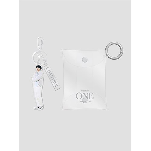 엑소(EXO) - 2024 EXO FAN MEETING : ONE 공연MD / PVC POUCH+ACRYLIC KEY RING SET