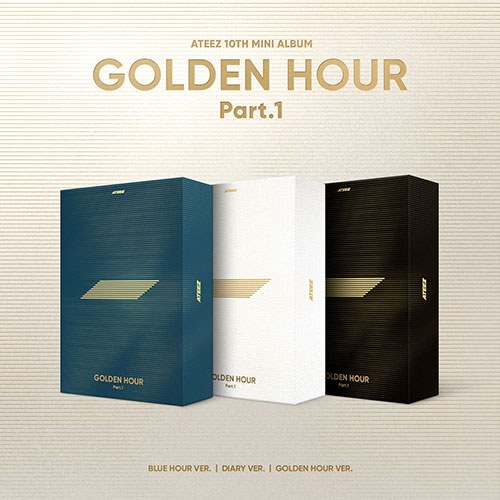[애플특전][세트/앨범3종] 에이티즈 (ATEEZ) - 10th Mini Album [GOLDEN HOUR : Part.1]