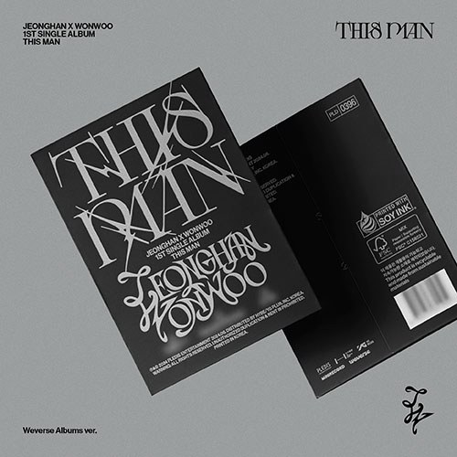 정한X원우 (SEVENTEEN) - 1st Single Album [THIS MAN] (Weverse Albums ver.)