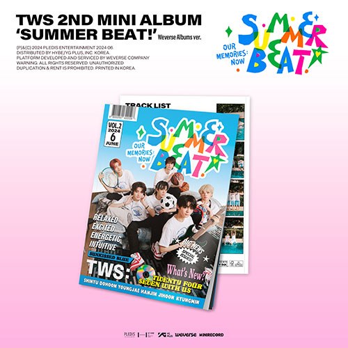 투어스 (TWS) - 2nd Mini Album [SUMMER BEAT!] (Weverse Albums ver.)