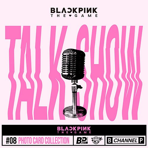 블랙핑크 (BLACKPINK) - THE GAME PHOTOCARD COLLECTION (TALK SHOW)