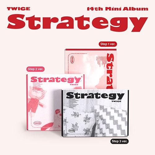 [애플특전][세트/앨범3종] 트와이스(TWICE) - 14th Mini Album [STRATEGY]