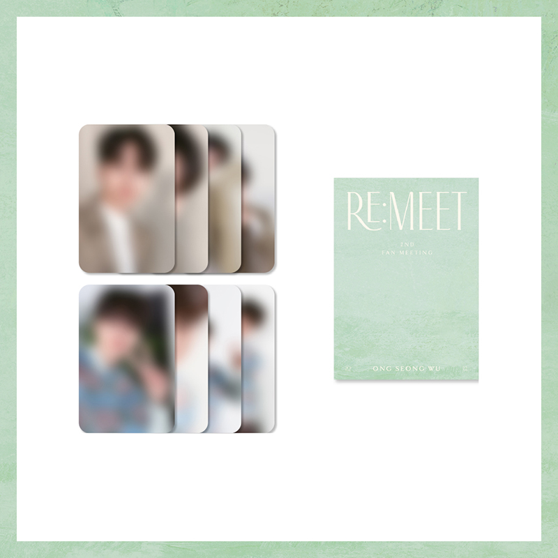 옹성우 (ONG SEONG WU) - 2022 FAN MEETING [RE:MEET] OFFICIAL MD / 포토카드 세트 (PHOTO CARD SET)