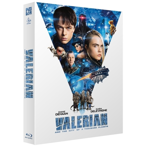 발레리안 : 천 개 행성의 도시 (VALERIAN AND THE CITY OF A THOUSAND PLANERS) 블루레이 스카나보 풀슬립 500장 넘버링 한정판 [1DISC]