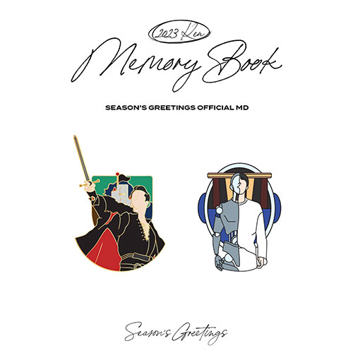 켄 (KEN) - 2023 SEASON’S GREETINGS [Memory Book] MD / 금속 뱃지 세트 (METAL BADGE SET)