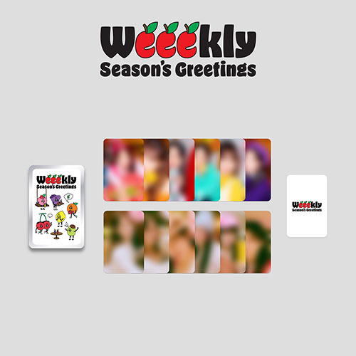 위클리 (Weeekly) - 2023 SEASON’S GREETINGS MD / 틴케이스 포토카드 세트 (TIN CASE PHOTO CARD SET)