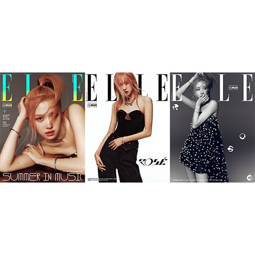 [세트/3종] ELLE 엘르 (여성월간) : 6월 [2023] 표지 : 블랙핑크 로제
