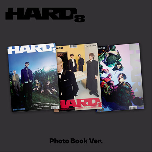 [세트/앨범3종] 샤이니 (SHINee) - 정규8집 [HARD] (Photo Book Ver.)
