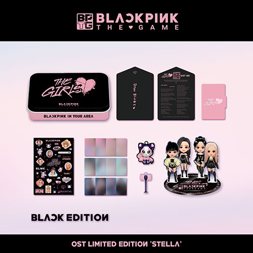 블랙핑크 (BLACKPINK) - 더 게임 OST [THE GIRLS] (Stella/LIMITED/BLACK VER.)