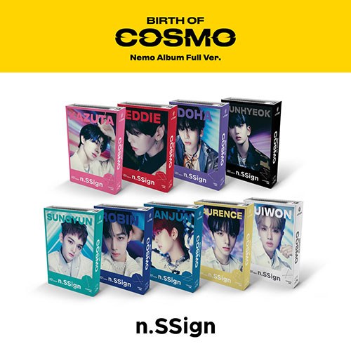 [세트/앨범9종] n.SSign (엔싸인) - DEBUT ALBUM [BIRTH OF COSMO] (Nemo Album Full Ver. 한정반)