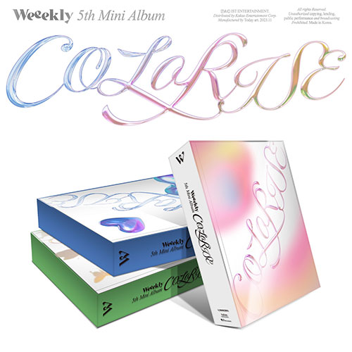 [세트/앨범3종] 위클리 (Weeekly) - 미니5집 [ColoRise]