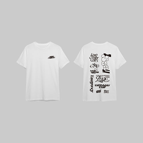 피원하모니 (P1Harmony) - 정규 1집 [때깔 (Killin’ It)] MD / 반팔 티셔츠 (화이트) (T-SHIRT (WHITE))