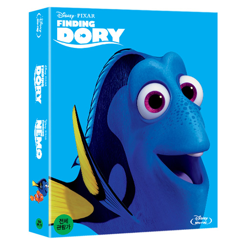 니모를 찾아서 + 도리를 찾아서 [블루레이 합본][3disc] (Finding Dory,2016 + Finding Nemo,2013)