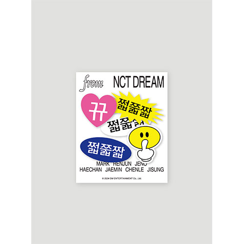 NCT DREAM (엔시티 드림) - 미니5집 'DREAM( )SCAPE' 프로모션 팝업 MD / REMOVABLE STICKER SET