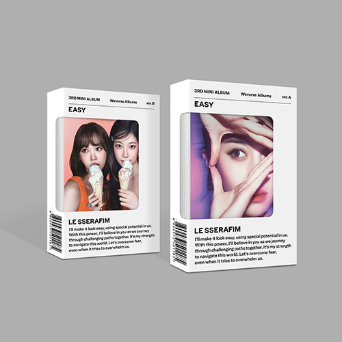 르세라핌 (LE SSERAFIM) - 3rd Mini Album [EASY] (Weverse Albums ver.)