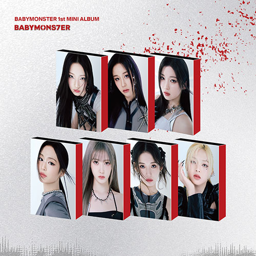 [세트/앨범7종] 베이비몬스터 (BABYMONSTER) - 1st MINI ALBUM [BABYMONS7ER] (YG TAG ALBUM VER.)
