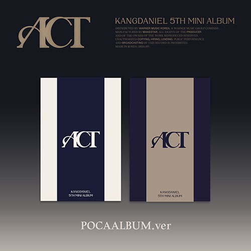 강다니엘 (KANG DANIEL) - 미니5집 [ACT] (POCAALBUM ver.)