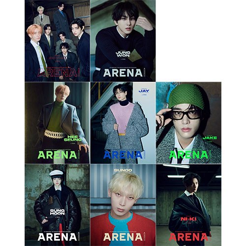 [세트/8종] ARENA HOMME+ 아레나 옴므 플러스 2024년 10월호 (표지 엔하이픈)