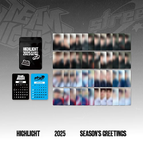 하이라이트 (Highlight) - 2025 SEASON'S GREETINGS MD / 캘린더 트레이딩 포토카드 (CALENDAR TRADING PHOTO CARD)