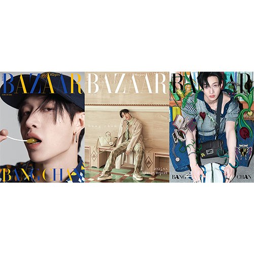 [세트/3종] HARPER'S BAZAAR 바자 : 2월 [2025] 표지 : 방찬