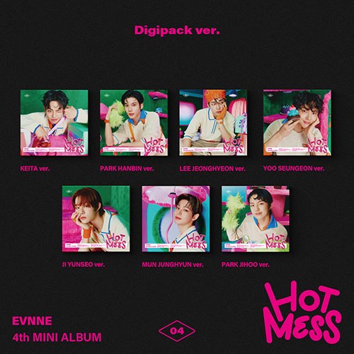 이븐 (EVNNE) - 미니4집 [HOT MESS] (Digipack Ver.)