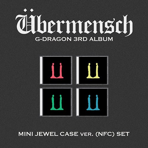 [애플특전][세트/앨범4종] 지드래곤 (G-DRAGON) - 3RD ALBUM [Übermensch] MINI JEWEL ver.SET (NFC)