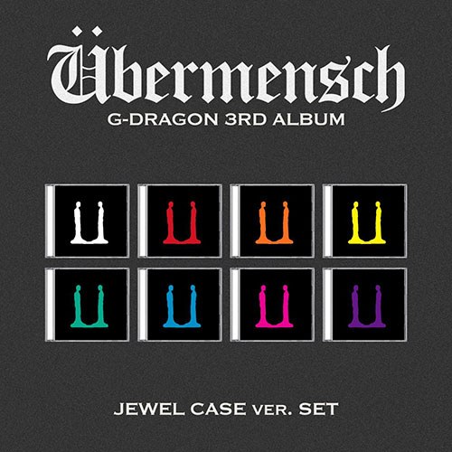 [애플특전][세트/앨범8종] 지드래곤 (G-DRAGON) - 3RD ALBUM [Übermensch] JEWEL ver.SET