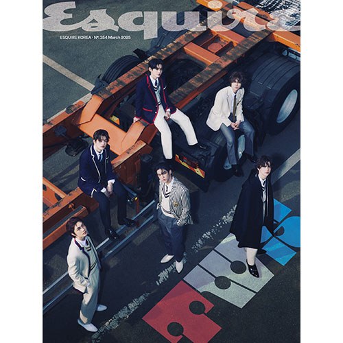 ESQUIRE 에스콰이어 (월간) : 3월 [2025] 표지 : A형 투어스 단체