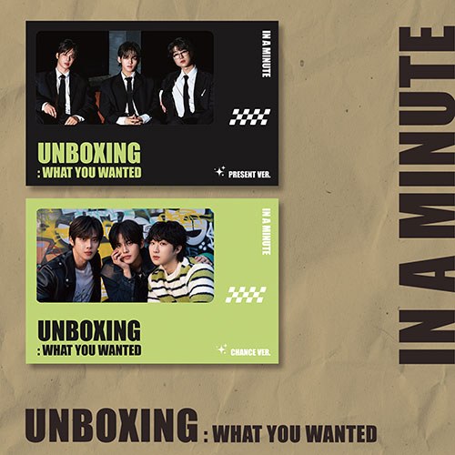 IN A MINUTE - 1st single [ Unboxing: 'What You Wanted' ] (스마트앨범)